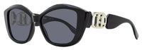 Karl Lagerfeld Modified Rectangle Sunglasses KL6102S 001 Black 56mm Black