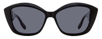Karl Lagerfeld Modified Rectangle Sunglasses KL6102S 001 Black 56mm