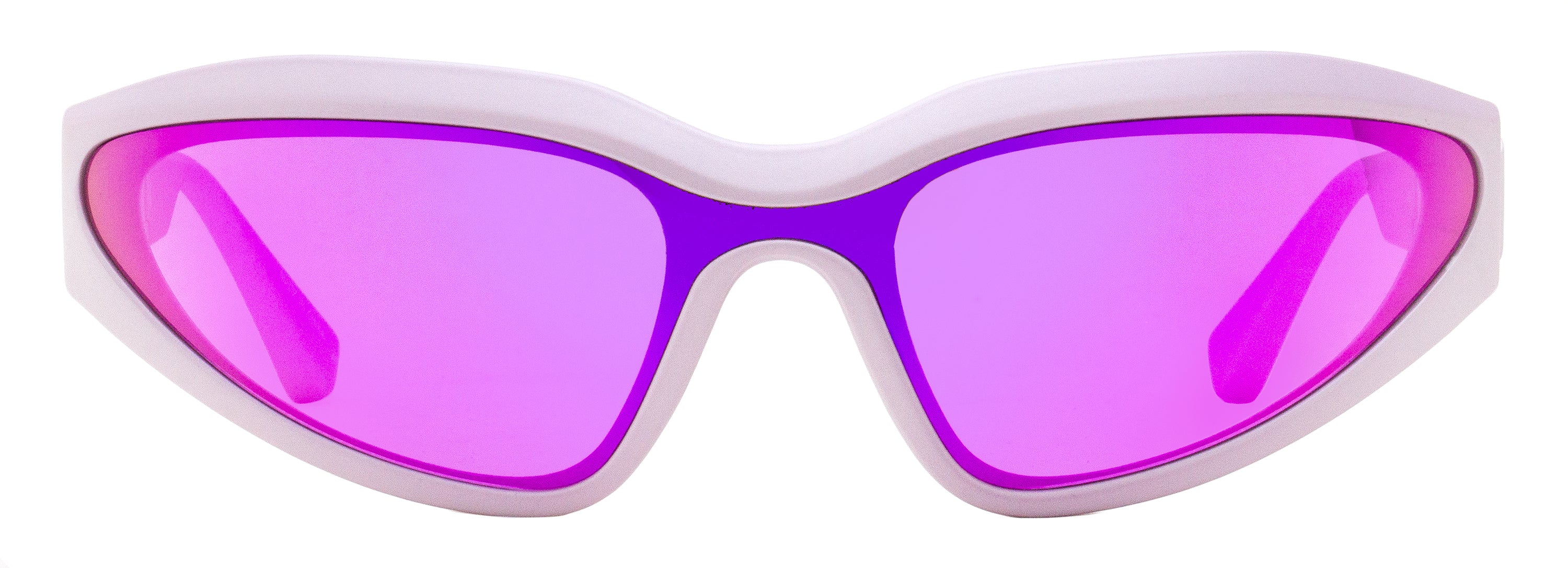Karl Lagerfeld Narrow Shield Sunglasses KL6128S 516 Metallic Lilac 69mm