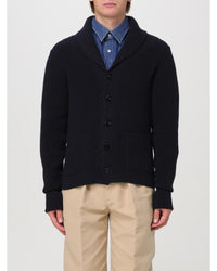 Tom Ford Shawl Collar Wool Cardigan Men Blue