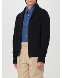Tom Ford Shawl Collar Wool Cardigan Men Blue