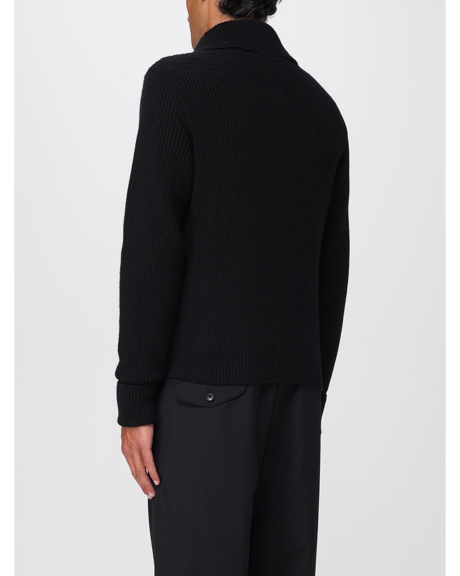 Tom Ford Knit Cardigan Shawl Collar Men Black