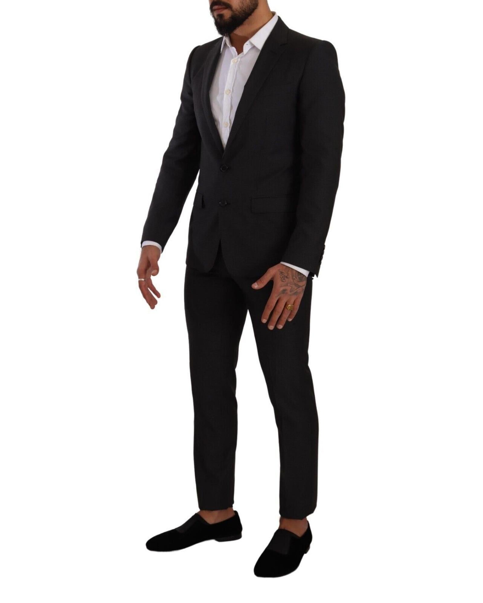 Dolce & Gabbana Men's Classic Fit Suit - Black