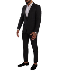 Dolce & Gabbana Men's Classic Fit Suit - Black