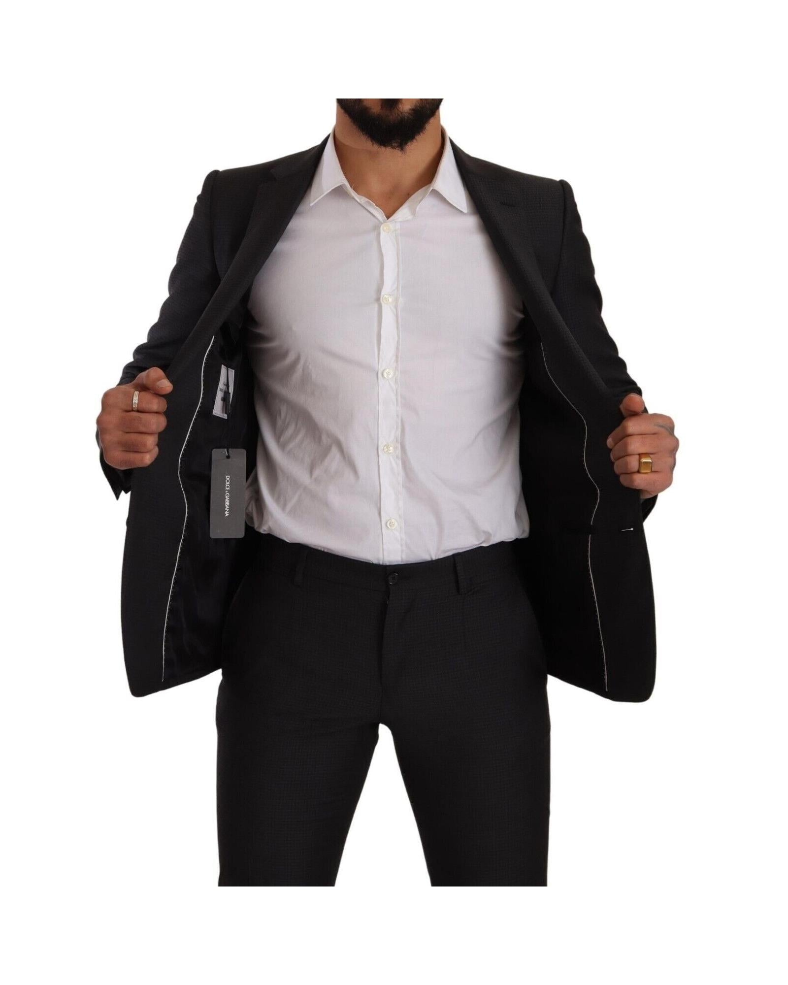 Dolce & Gabbana Men's Classic Fit Suit - Black