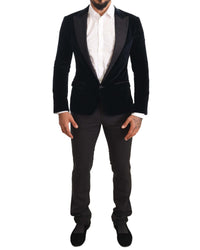 Dolce & Gabbana Men's Classic Fit Velvet Blazer
