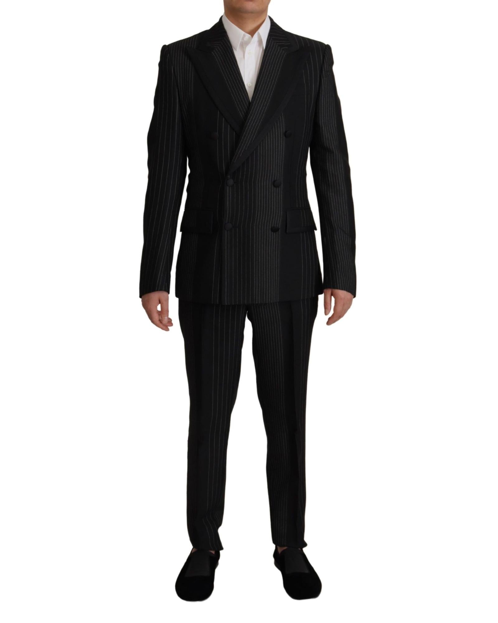 Dolce & Gabbana  Men's Double Breasted Pinstripe Suit