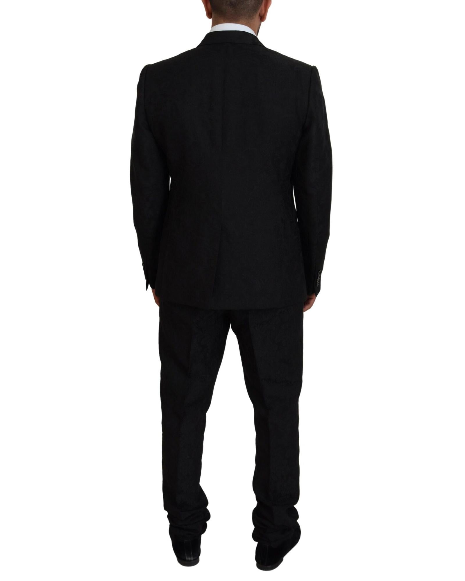 Dolce & Gabbana Men's Black Wool Suit