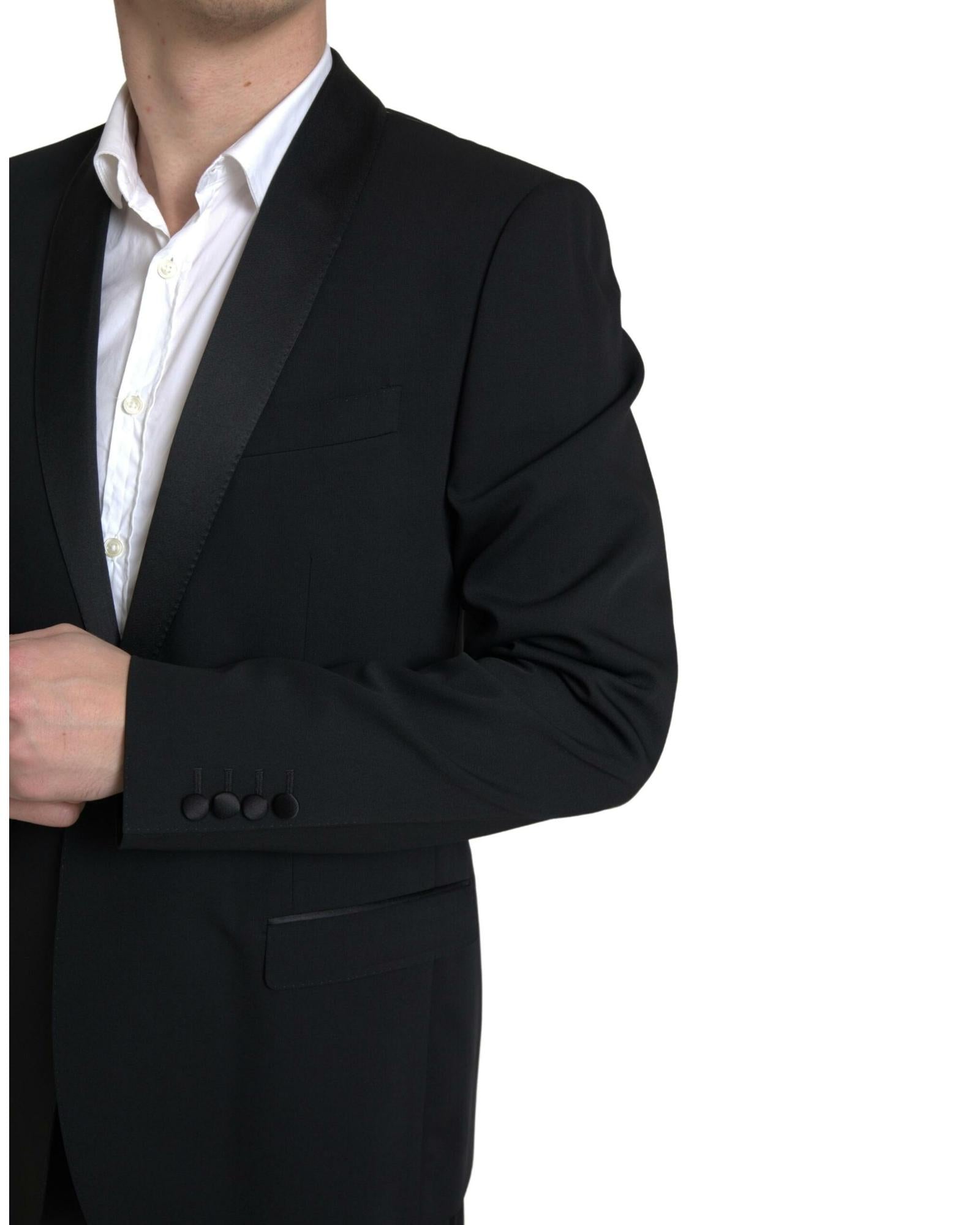 Dolce & Gabbana  Classic Tuxedo Suit for Men - Black
