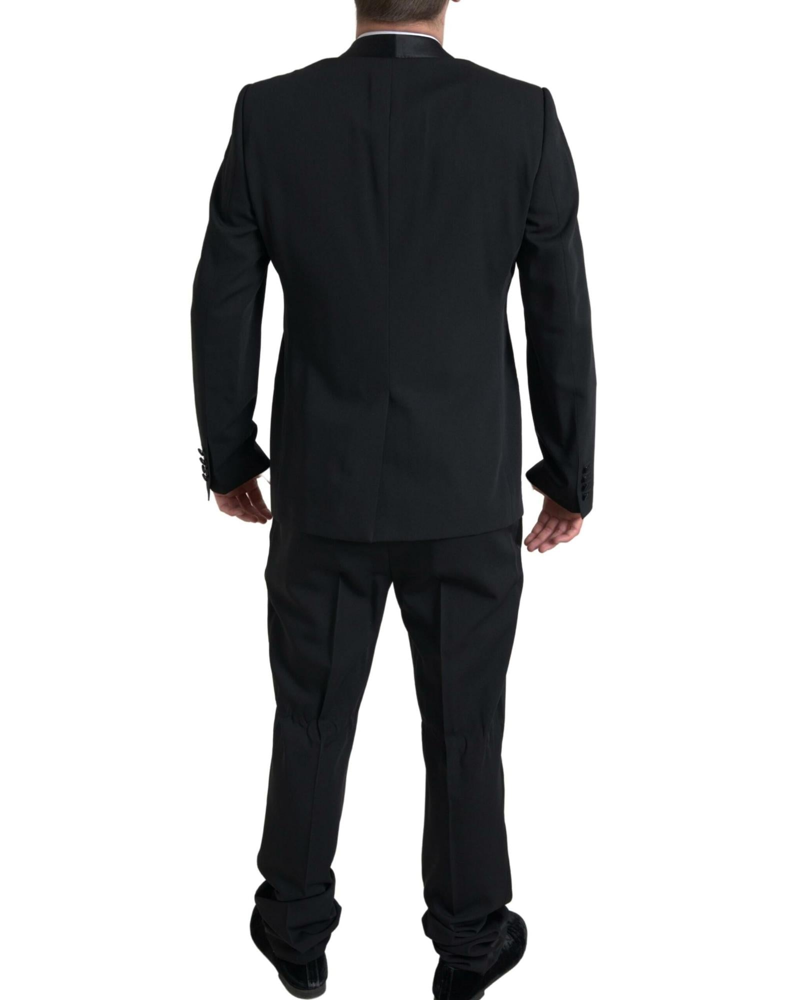 Dolce & Gabbana  Classic Tuxedo Suit for Men - Black