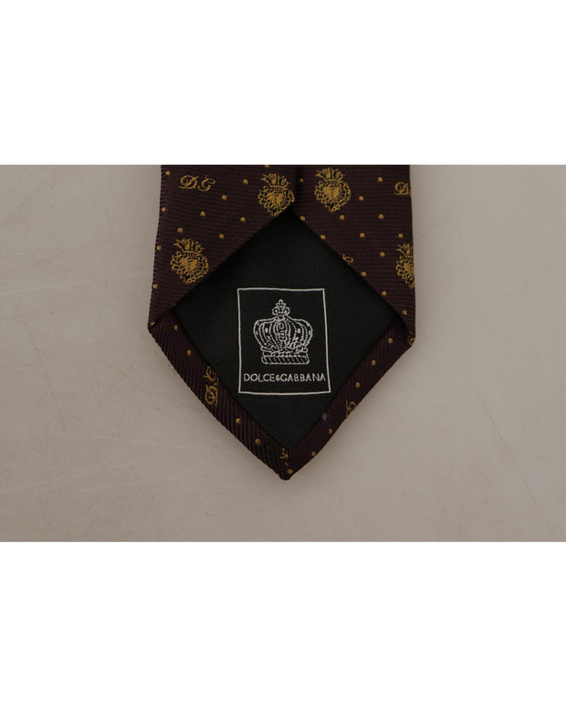 Dolce & Gabbana Heart Logo Adjustable Tie