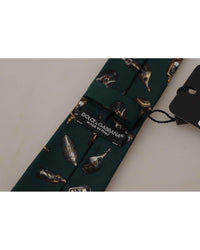 Dolce & Gabbana Bottle Print Silk Tie