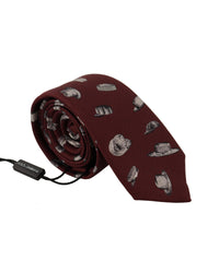 Dolce & Gabbana Hat Print Tie KRA3191