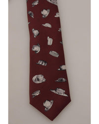 Dolce & Gabbana Hat Print Tie KRA3191