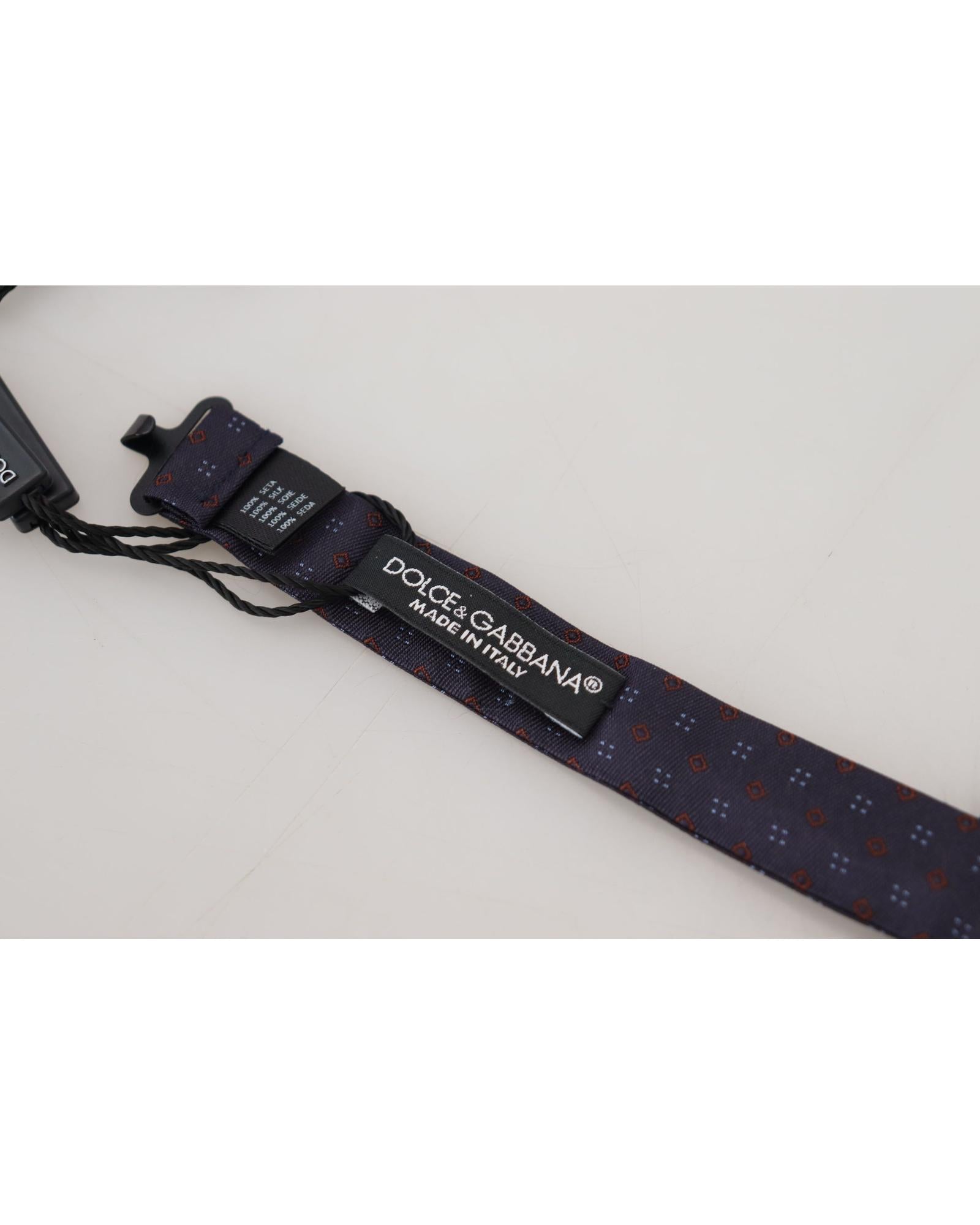 Dolce & Gabbana Geometric Pattern Bow Tie