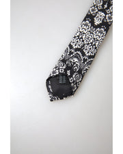 Dolce & Gabbana Floral Print Adjustable Necktie Tie