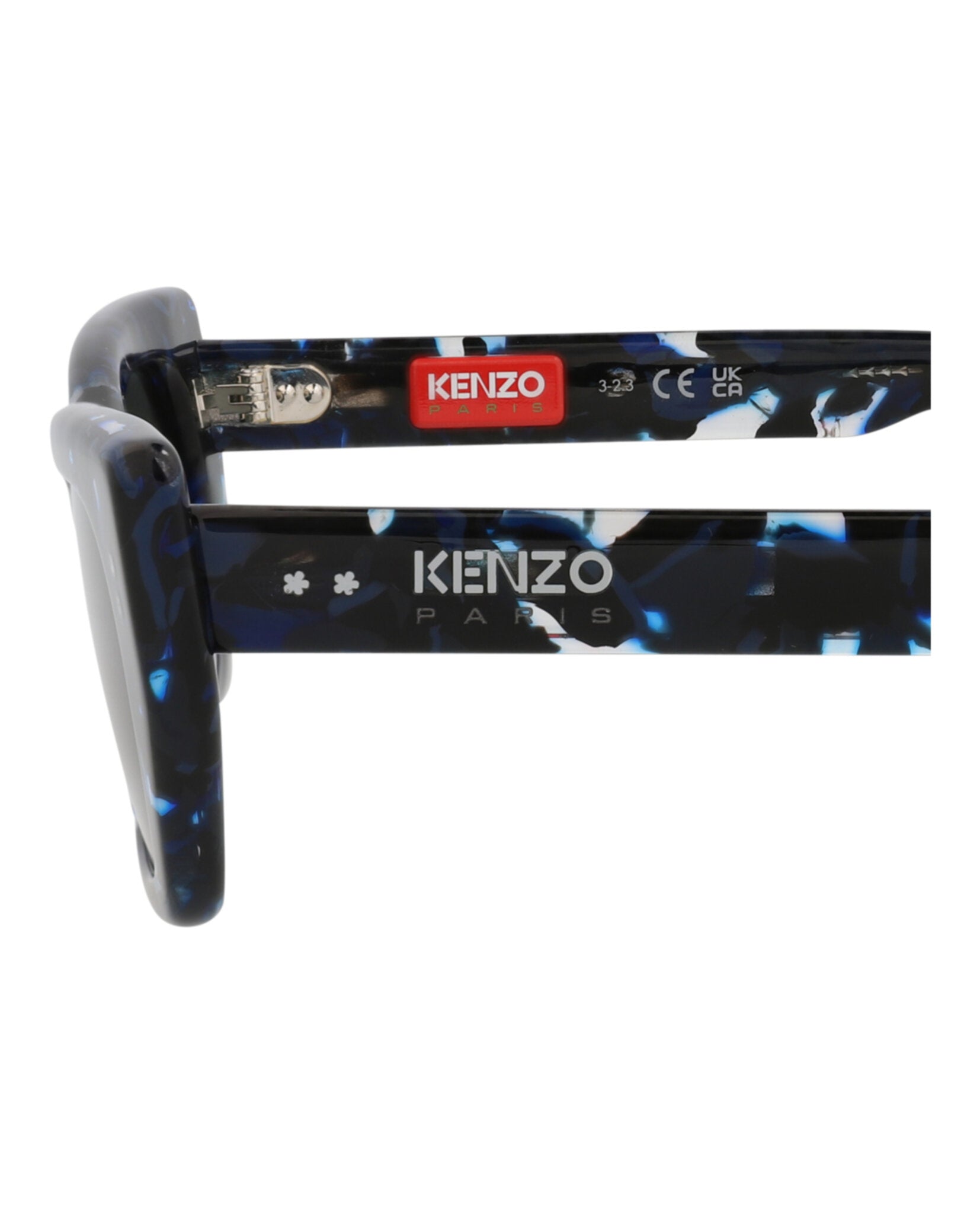 Kenzo Unisex Cat Eye Blue Blue Green Fashion Designer Eyewear