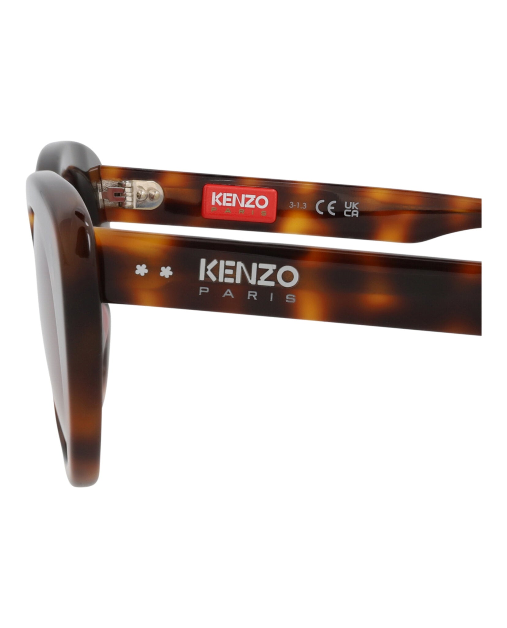 Kenzo Womens Cat Eye Havana Havana Bordeaux Fashion Designer