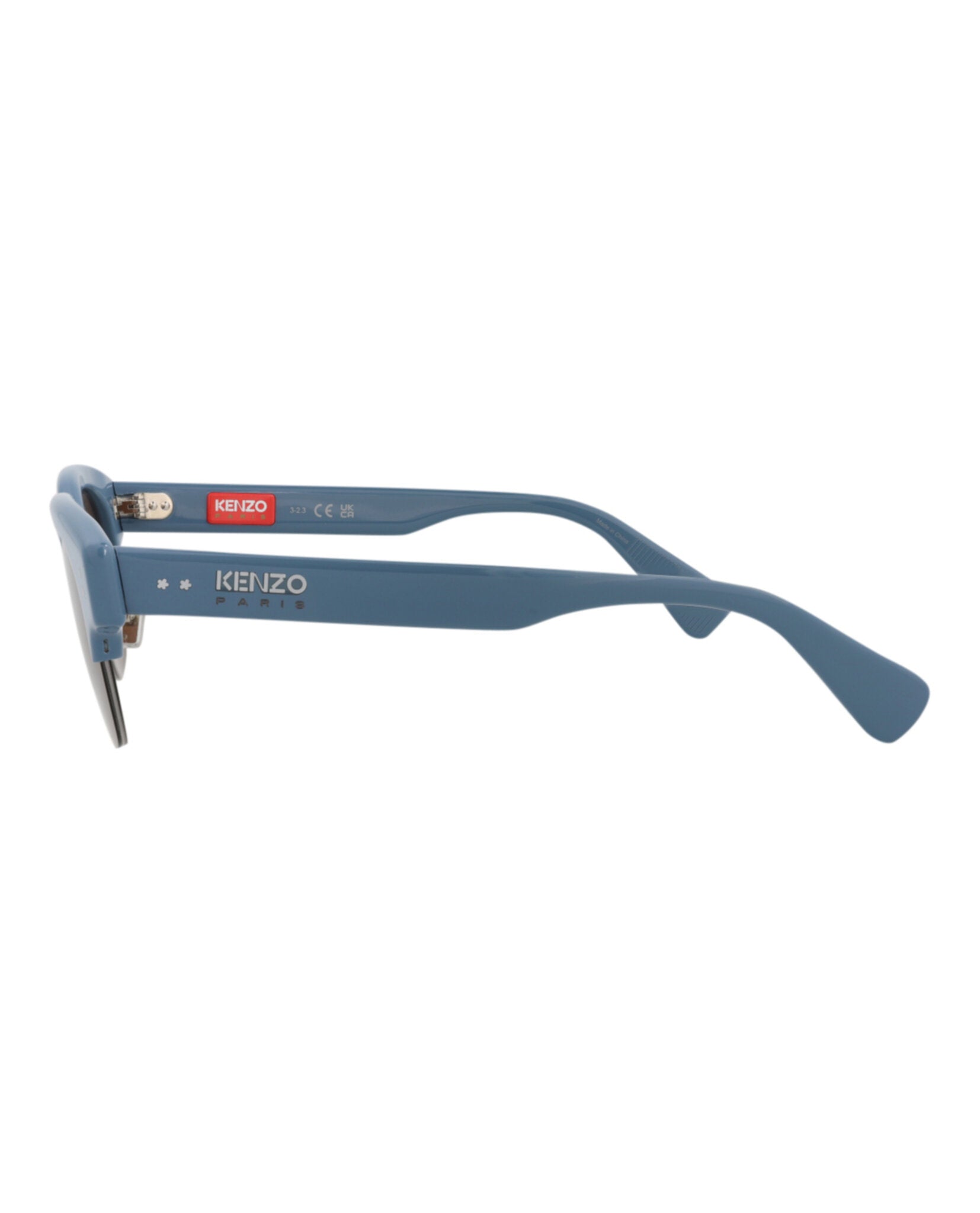 Kenzo Mens Round/Oval Blue Blue Brown Fashion Designer Eyewear