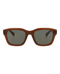 Kenzo Mens Square/Rectangle Brown Brown Green Fashion Designer Eyewear Brown Brown Green