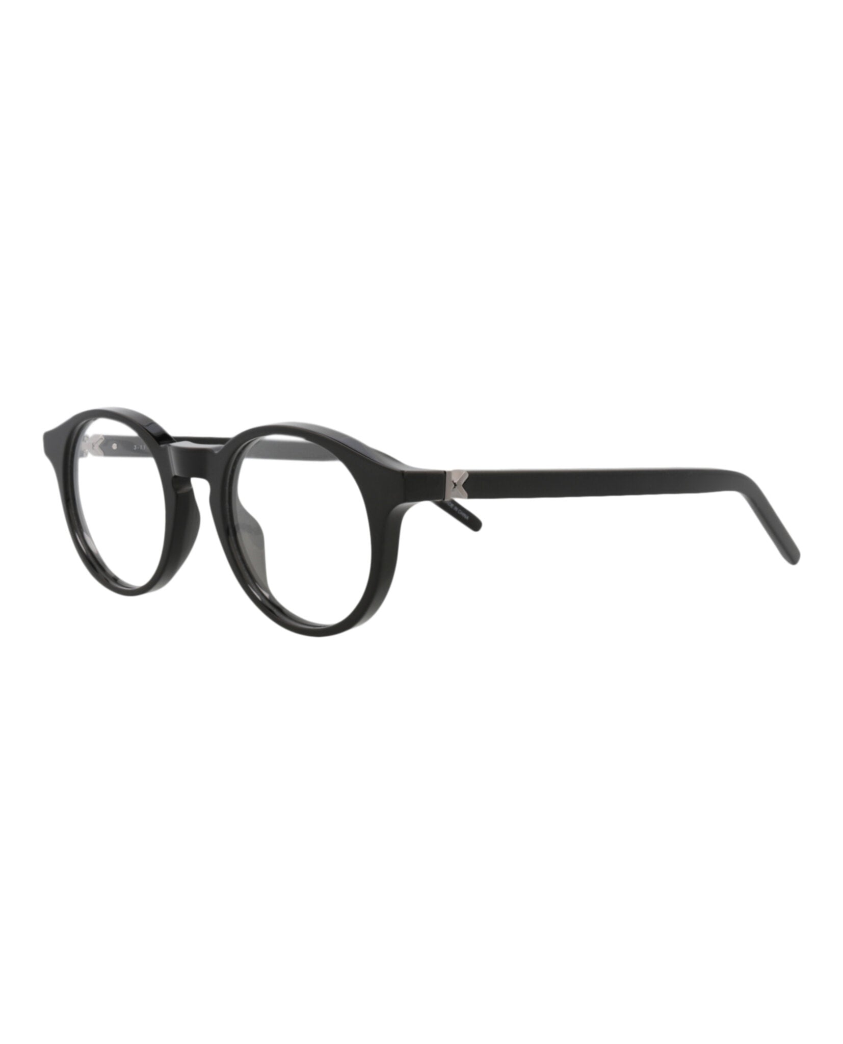 Kenzo Unisex Round/Oval Black Black Transparent Fashion Designer Eyewear