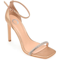 ZOYA Womens Faux Leather Pumps Gold