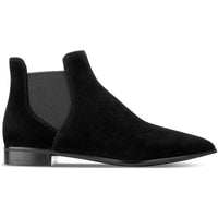 Womens Solid Suede Ankle Boots