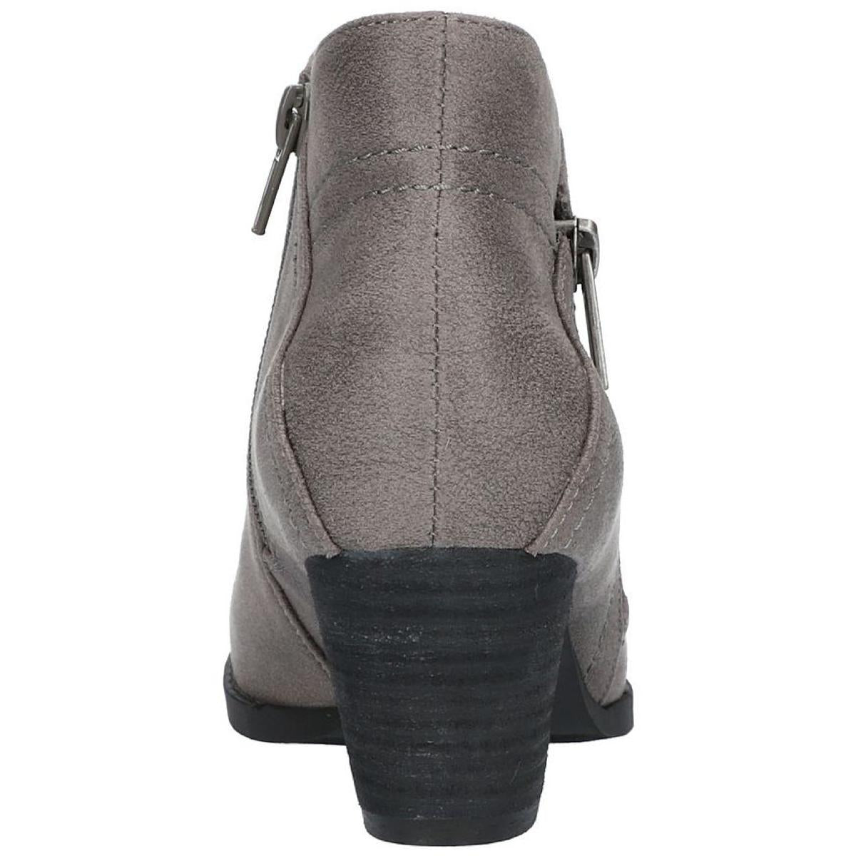 Bobbi Womens Solid Man Made Booties