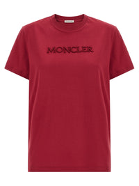 Moncler Women Logo Embroidery T-Shirt
