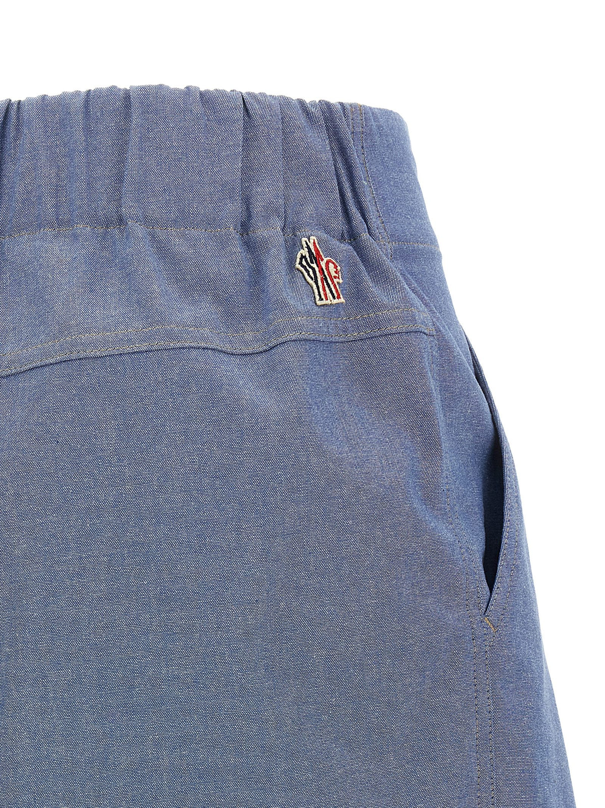 MONCLER GRENOBLE Moncler Grenoble Women Chambray Cotton Shorts