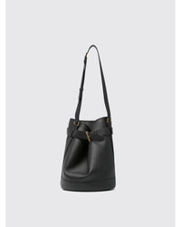 Tom Ford Bucket Bag Leather Shoulder Women Black Shoulder Bags