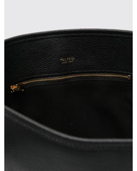 Tom Ford Bucket Bag Leather Shoulder Women Black Shoulder Bags
