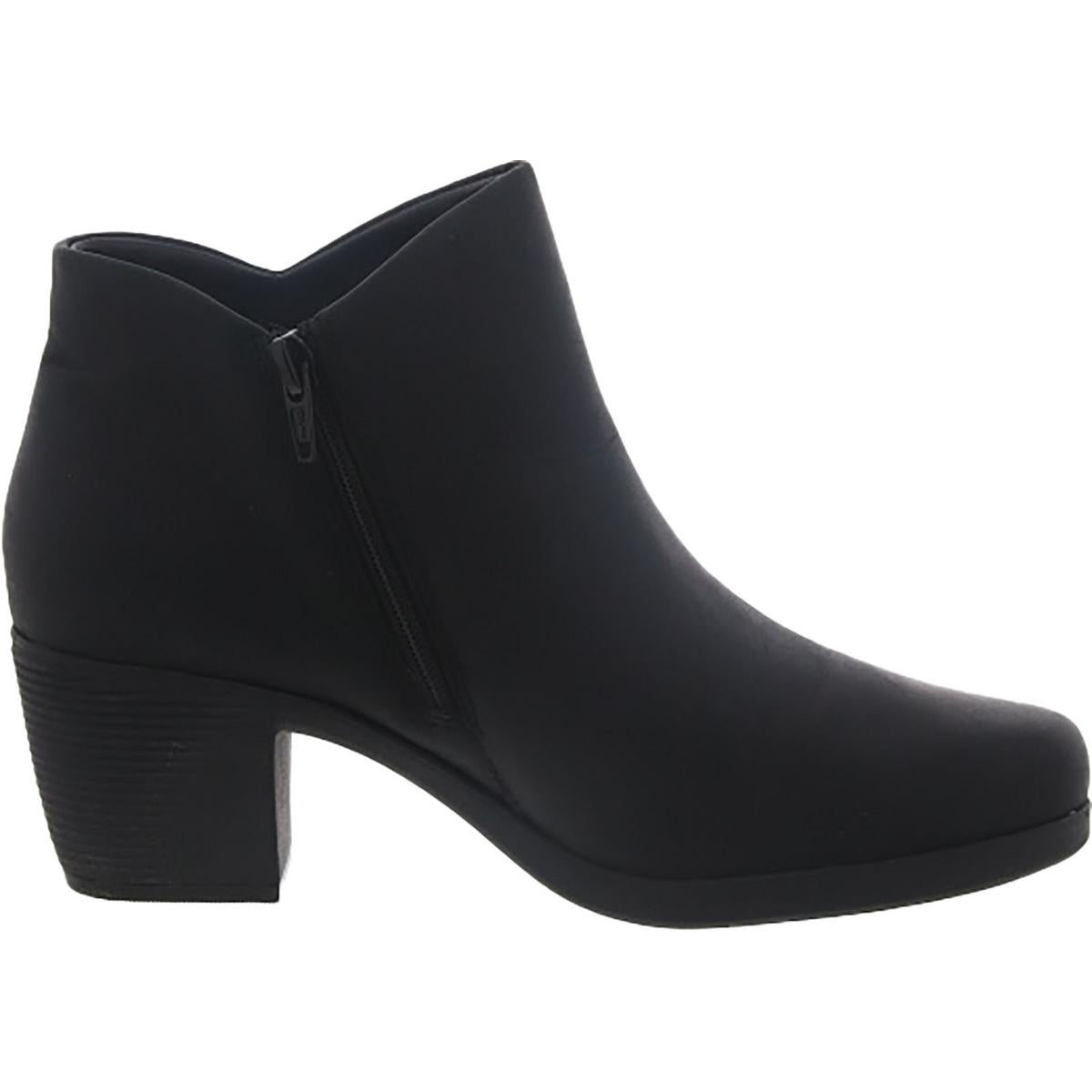Un Lindel Zip Womens Leather Embossed Ankle Boots