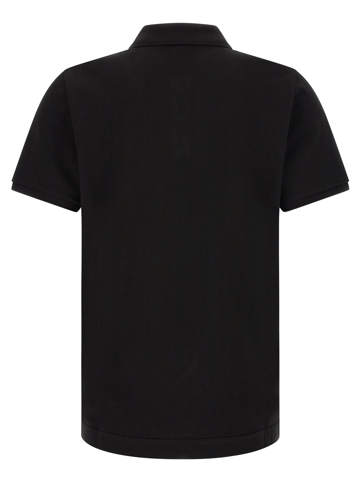 MONCLER Moncler Men Leather Logo Patch Polo Shirt