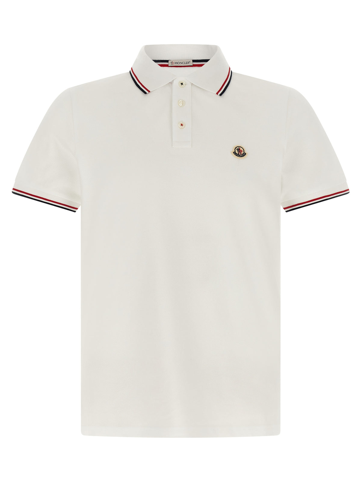 MONCLER Moncler Men Tricolor Trim Polo Shirt