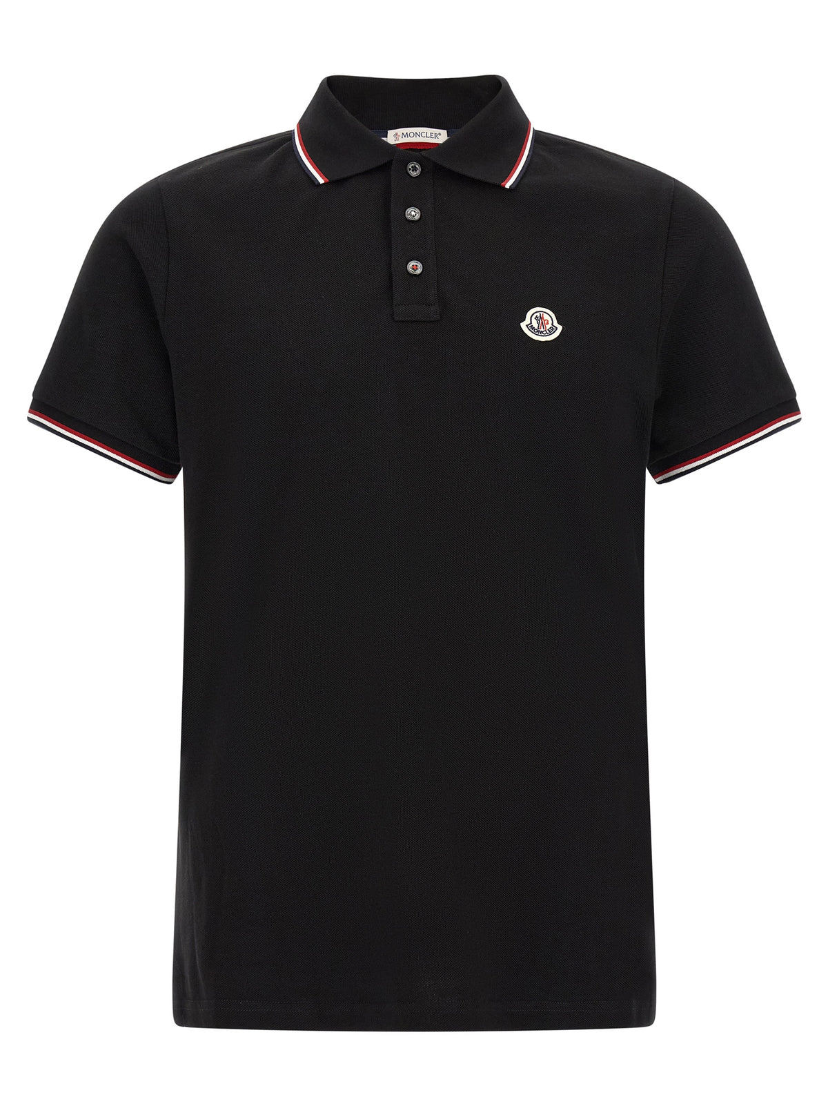 MONCLER Moncler Men Tricolor Trim Polo Shirt