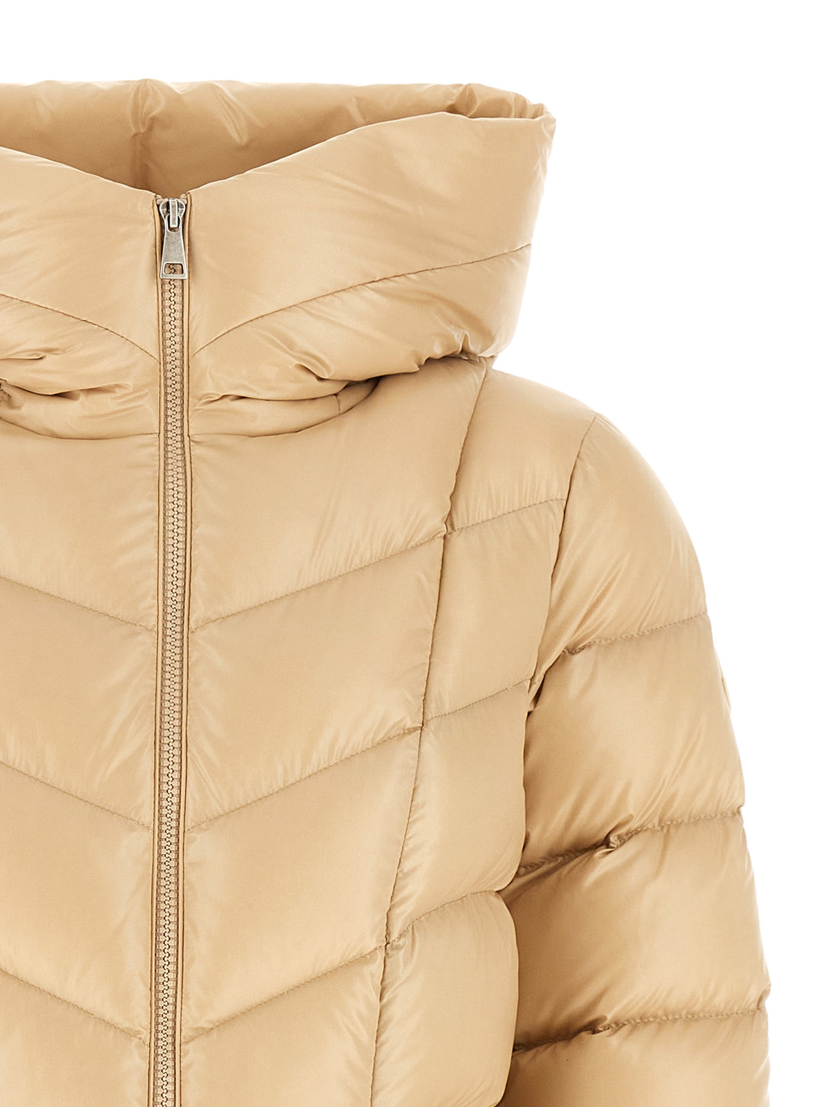 Moncler Women 'Marusse' Down Jacket With Chevron Quilting