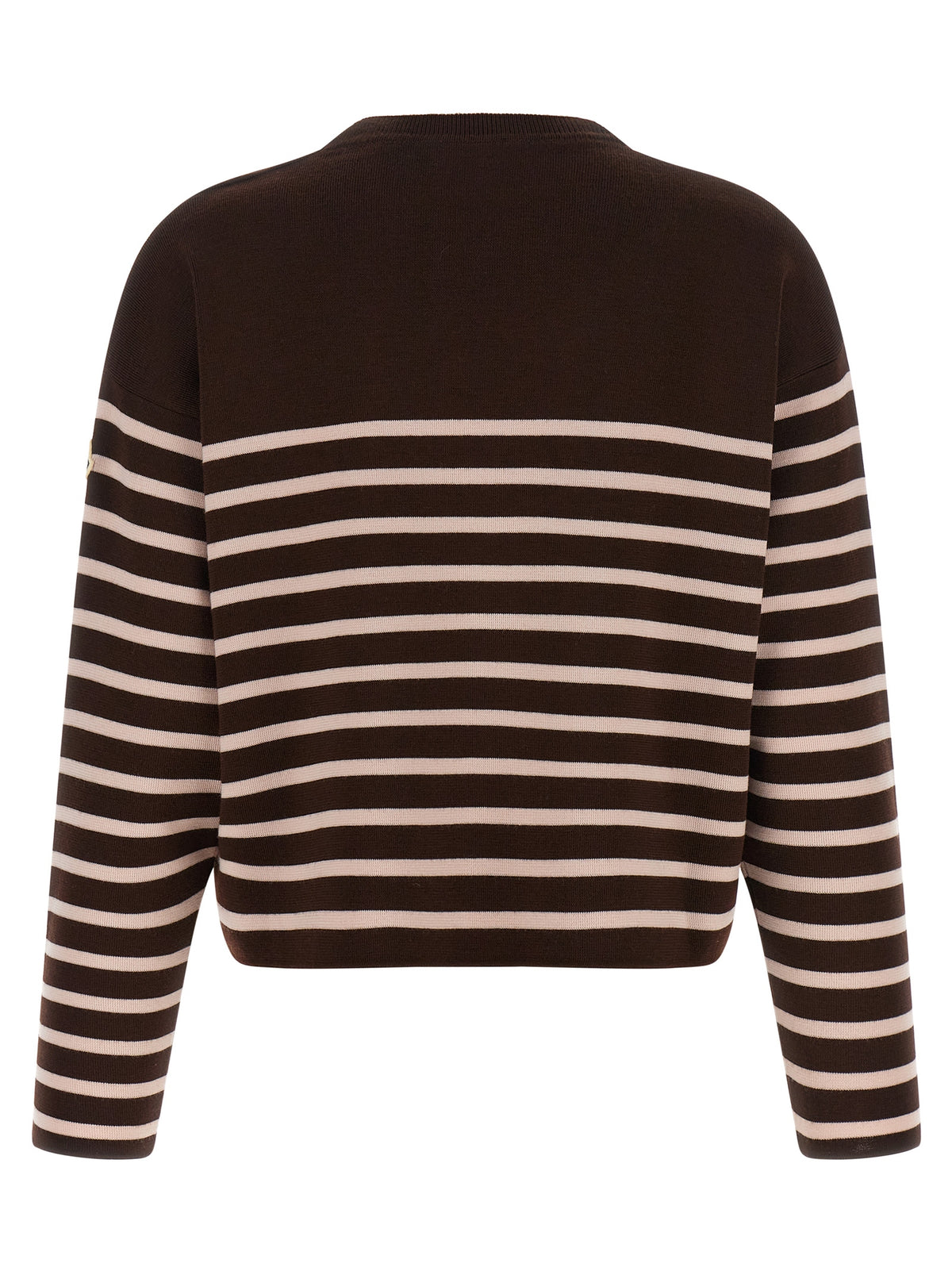Moncler Women Striped Sweater With Embroidery