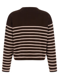 Moncler Women Striped Sweater With Embroidery