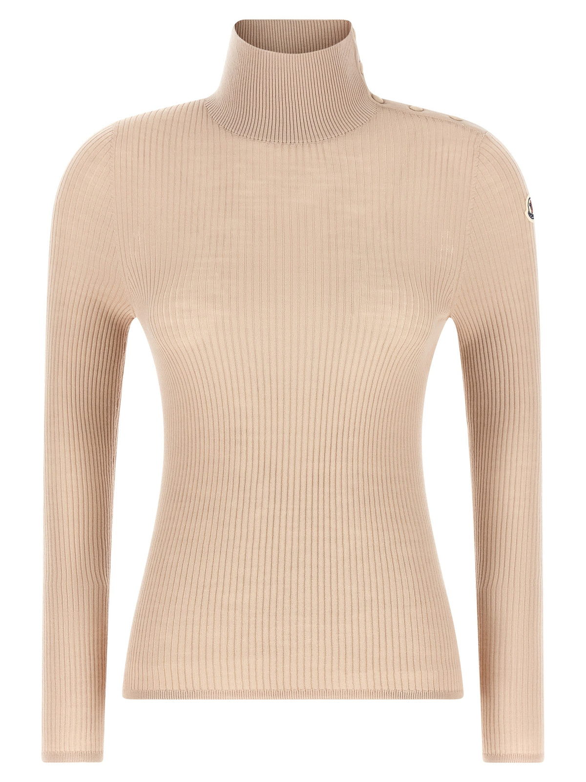 MONCLER Moncler Women Textured Wool Turtleneck Sweater