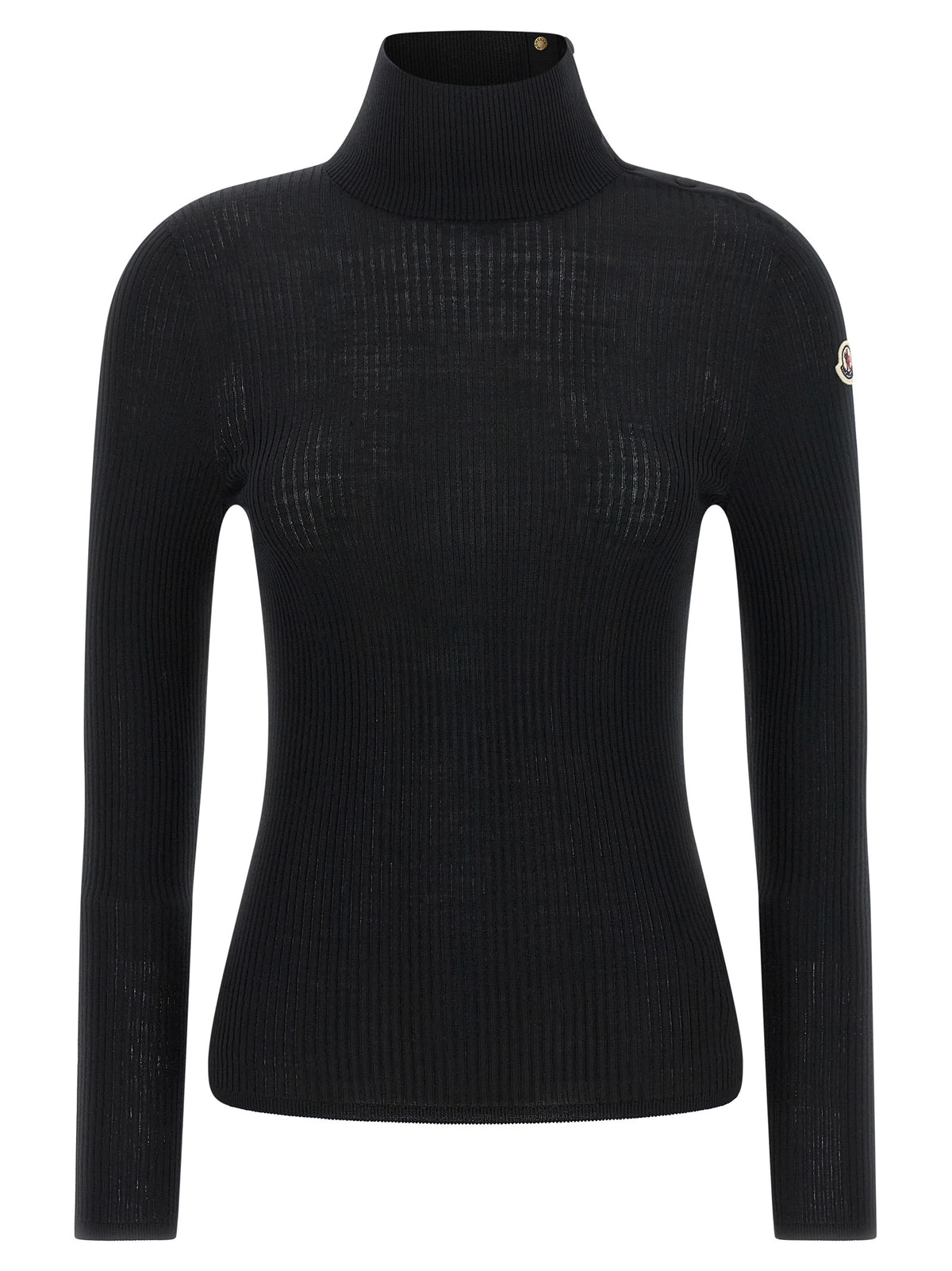 MONCLER Moncler Women Logo Turtleneck Sweater