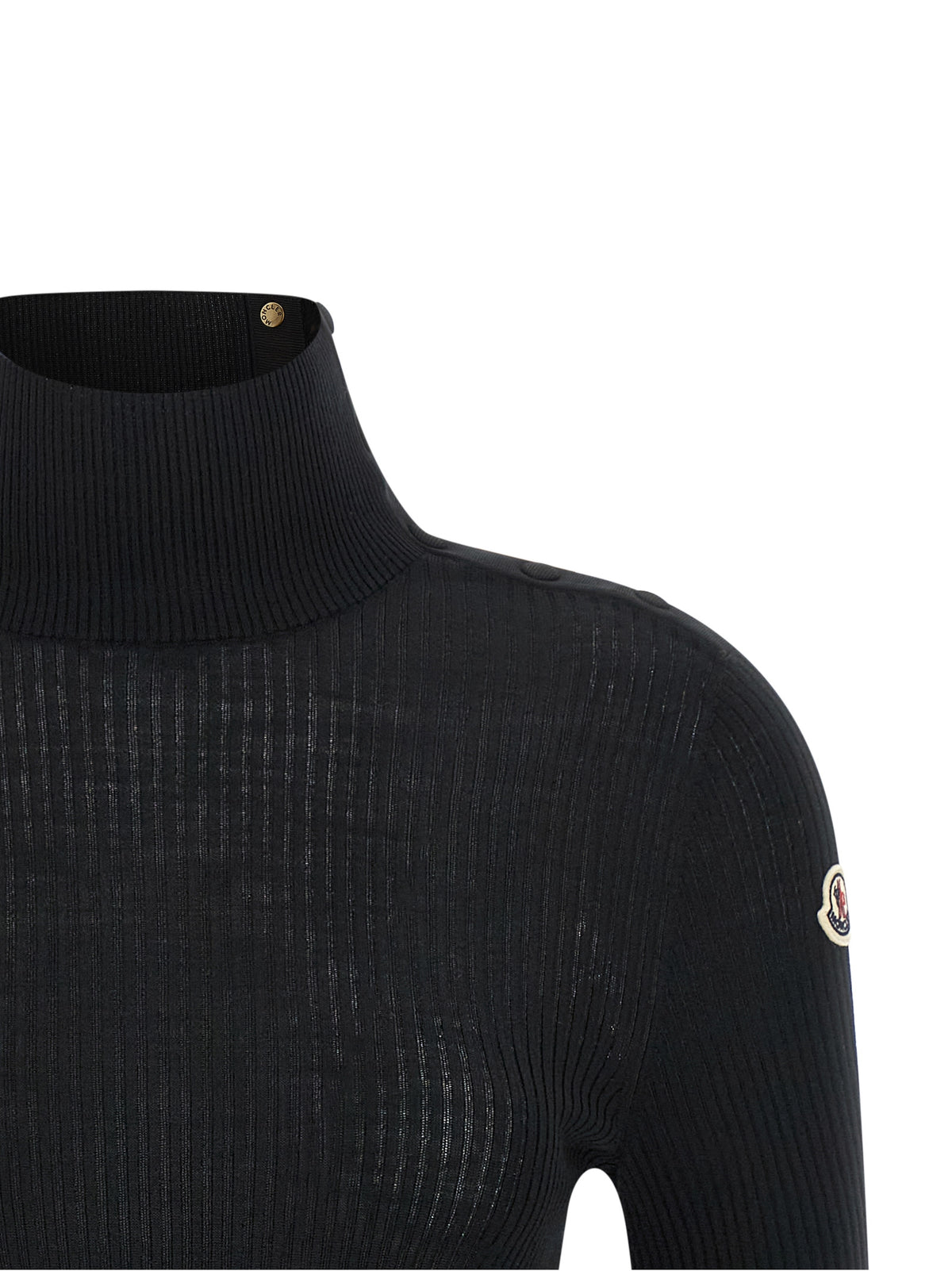 MONCLER Moncler Women Logo Turtleneck Sweater