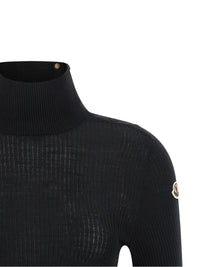 MONCLER Moncler Women Logo Turtleneck Sweater