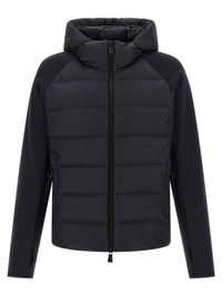 Moncler Grenoble Men Blue Padded Hoodie