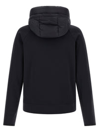 Moncler Grenoble Men Blue Padded Hoodie