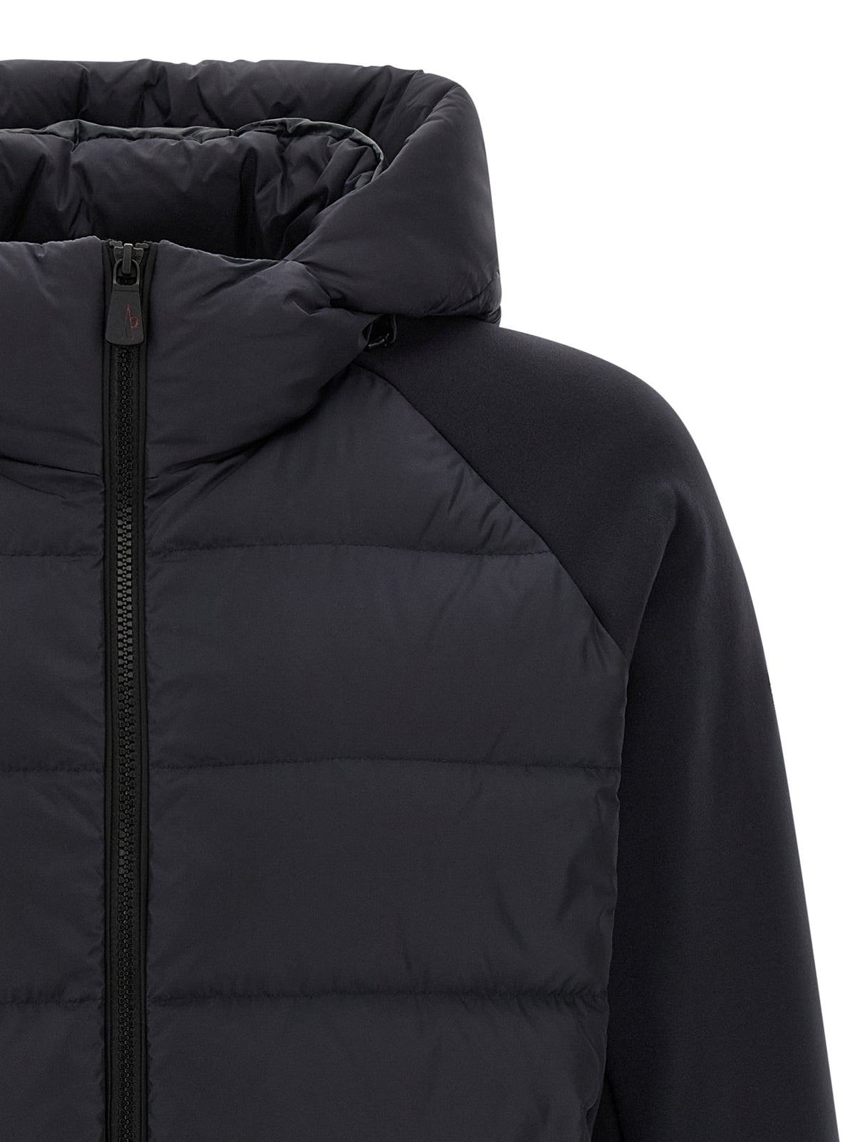 Moncler Grenoble Men Blue Padded Hoodie