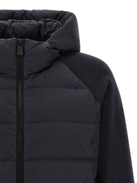 Moncler Grenoble Men Blue Padded Hoodie