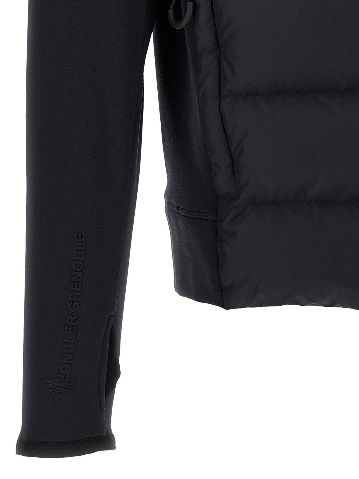 Moncler Grenoble Men Blue Padded Hoodie
