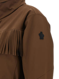 Moncler Grenoble Women Brown Fringed Ski Suit
