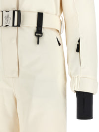 Moncler Grenoble Women White Fringed Ski Suit
